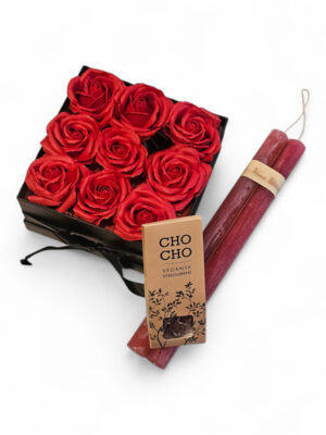 Skicka blommor i Helsingborg – Tvalros9.Vingummi.ljus